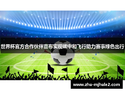 世界杯官方合作伙伴宣布实现碳中和飞行助力赛事绿色出行