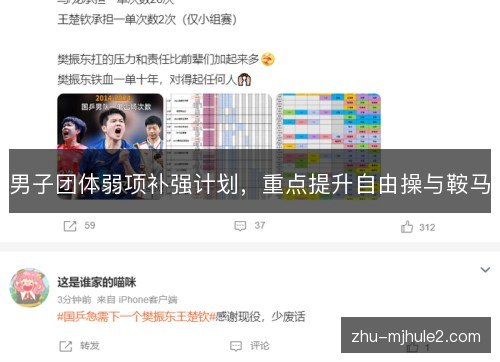 男子团体弱项补强计划，重点提升自由操与鞍马